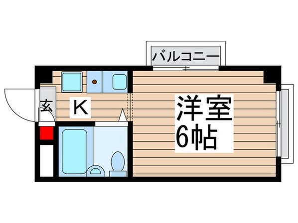 スカイパ－ク新松戸の物件間取画像